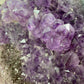 62cm Large Unique Amethyst Cluster Spade Heart Shape Specimen with Stand