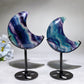 Rainbow Fluorite Moon Carving with Stand Crystal Healing Bulk Wholesale
