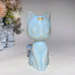 3.8" Mixed Crystal Cat Carvings Crystal Healing Bulk Wholesale