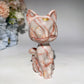 3.8" Mixed Crystal Cat Carvings Crystal Healing Bulk Wholesale