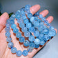 9-9.5mm Aquamarine Bracelet Crystal Healing Bulk Wholesale