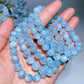 9-9.5mm Aquamarine Bracelet Crystal Healing Bulk Wholesale