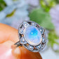 S925 Crystal Ring Crystal Healing Bulk Wholesale