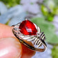 S925 Crystal Ring Crystal Healing Bulk Wholesale