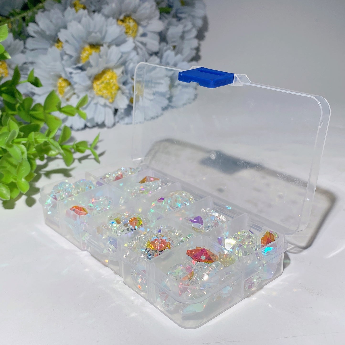 100 Pieces Aura Resin Drilled Accessories for Suncatcher DIY Bulk Wholesale