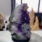 36cm Large Unique Amethyst Cluster Kong Kim Carving