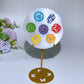 10cm Selenite Chakra Round Plate Carving Crystal Healing Bulk Wholesale