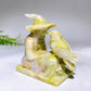 3.2" Natural Crystal Witch Raven Carving Wholesale