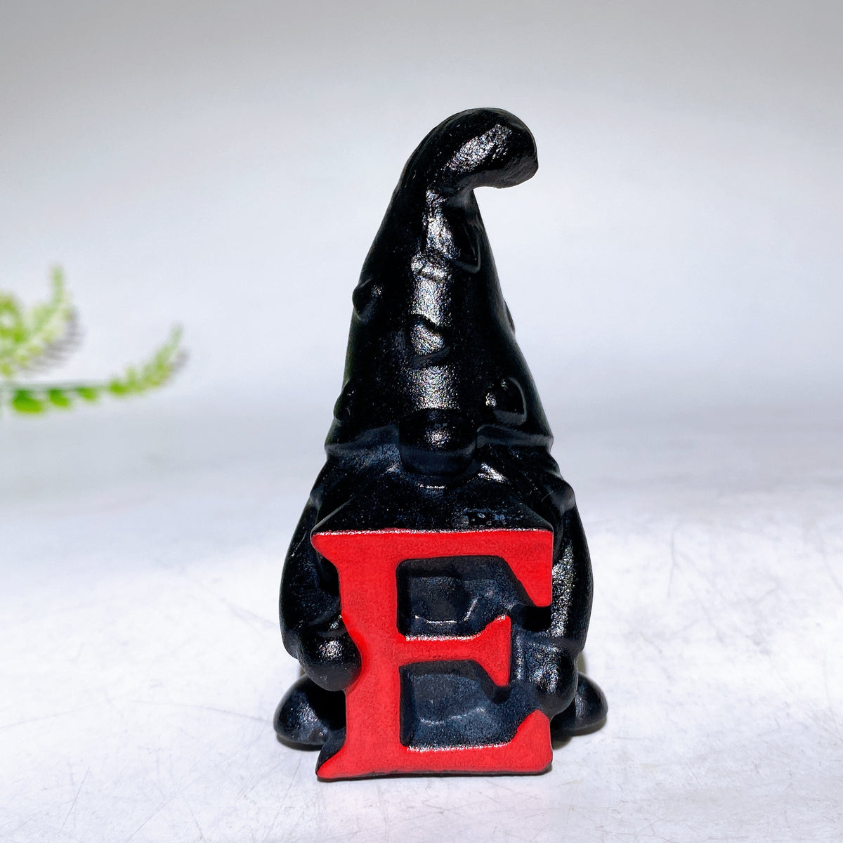 2.8" Black Obsidian Dwarf with 'LOVE' Letter Carving Wholesale