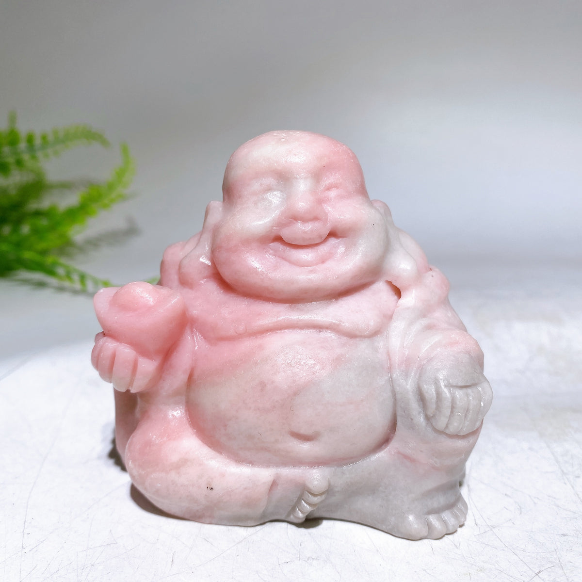 2.9" Natural Crystal Buddha Carving Wholesale