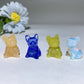 1.1" Crystal Bulldog Carvings Bulk Wholesale