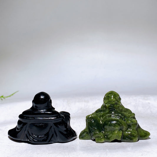 2.3" Natural Crystal Buddha Carving Wholesale