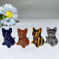 1.1" Crystal Bulldog Carvings Bulk Wholesale