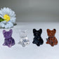 1.1" Crystal Bulldog Carvings Bulk Wholesale