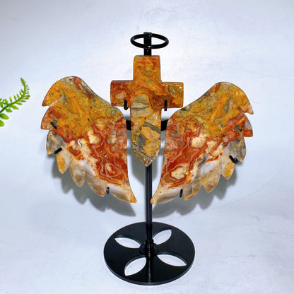 Crystal Wings Sword Carving with Stand Wholesale