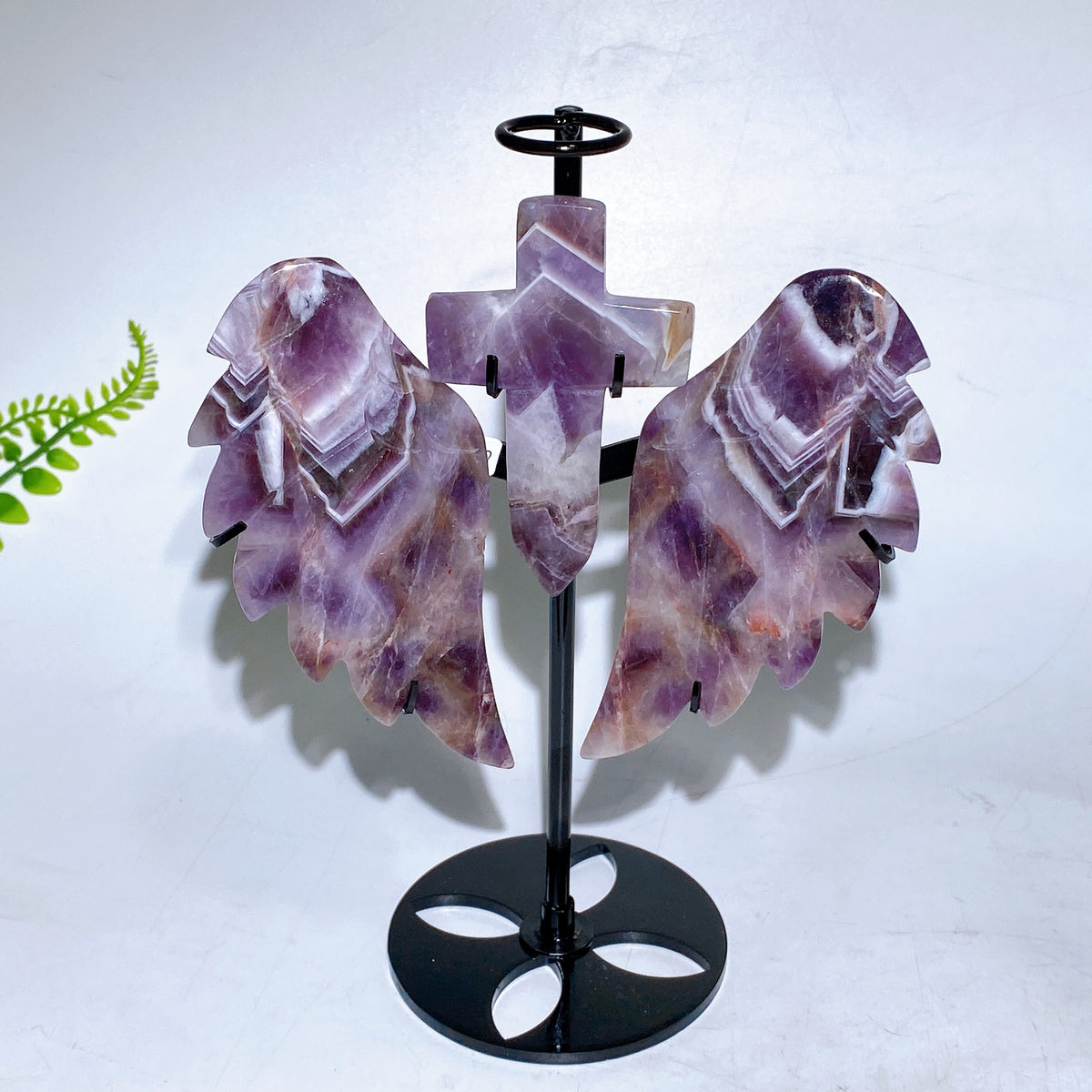Crystal Wings Sword Carving with Stand Wholesale