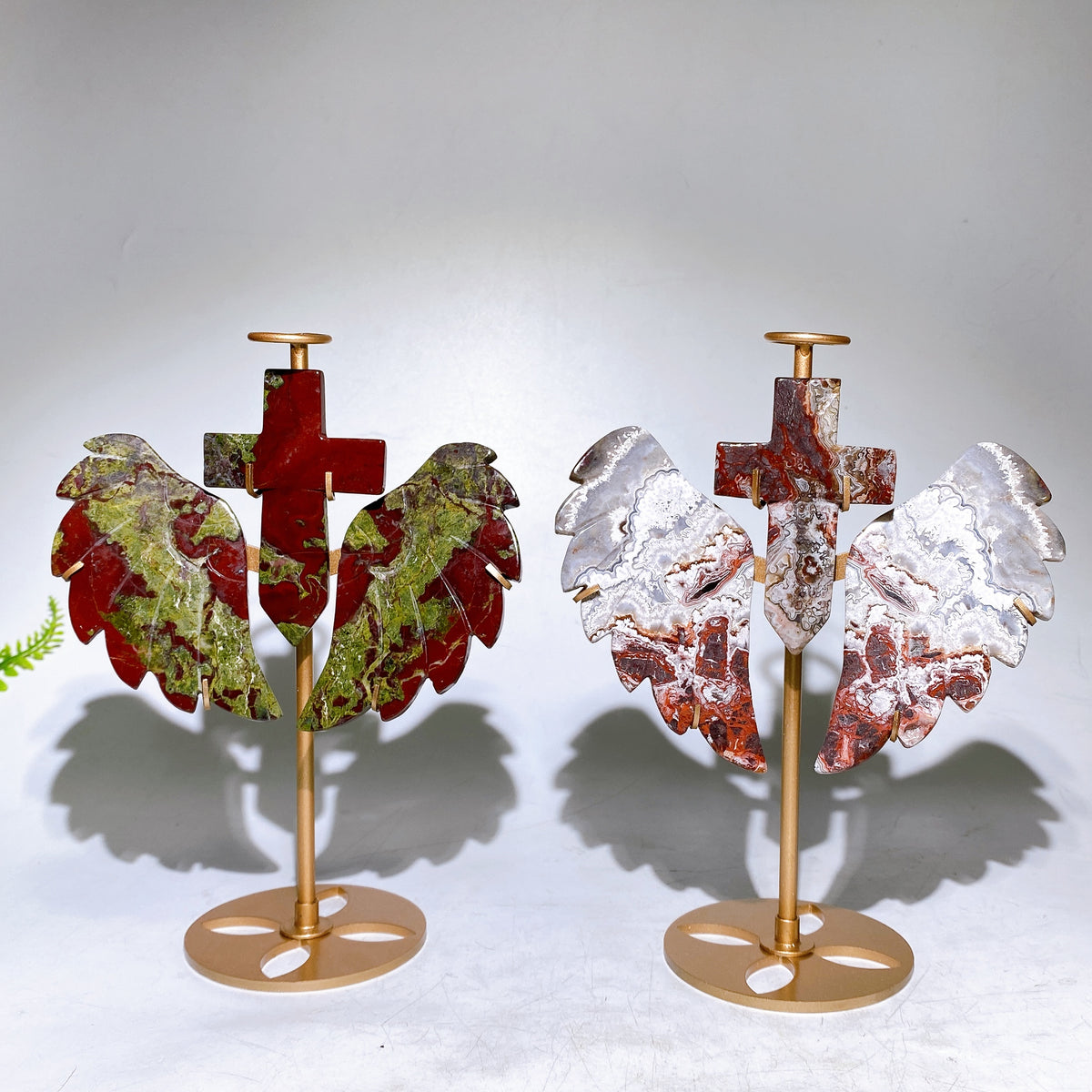 Crystal Wings Sword Carving with Stand Wholesale