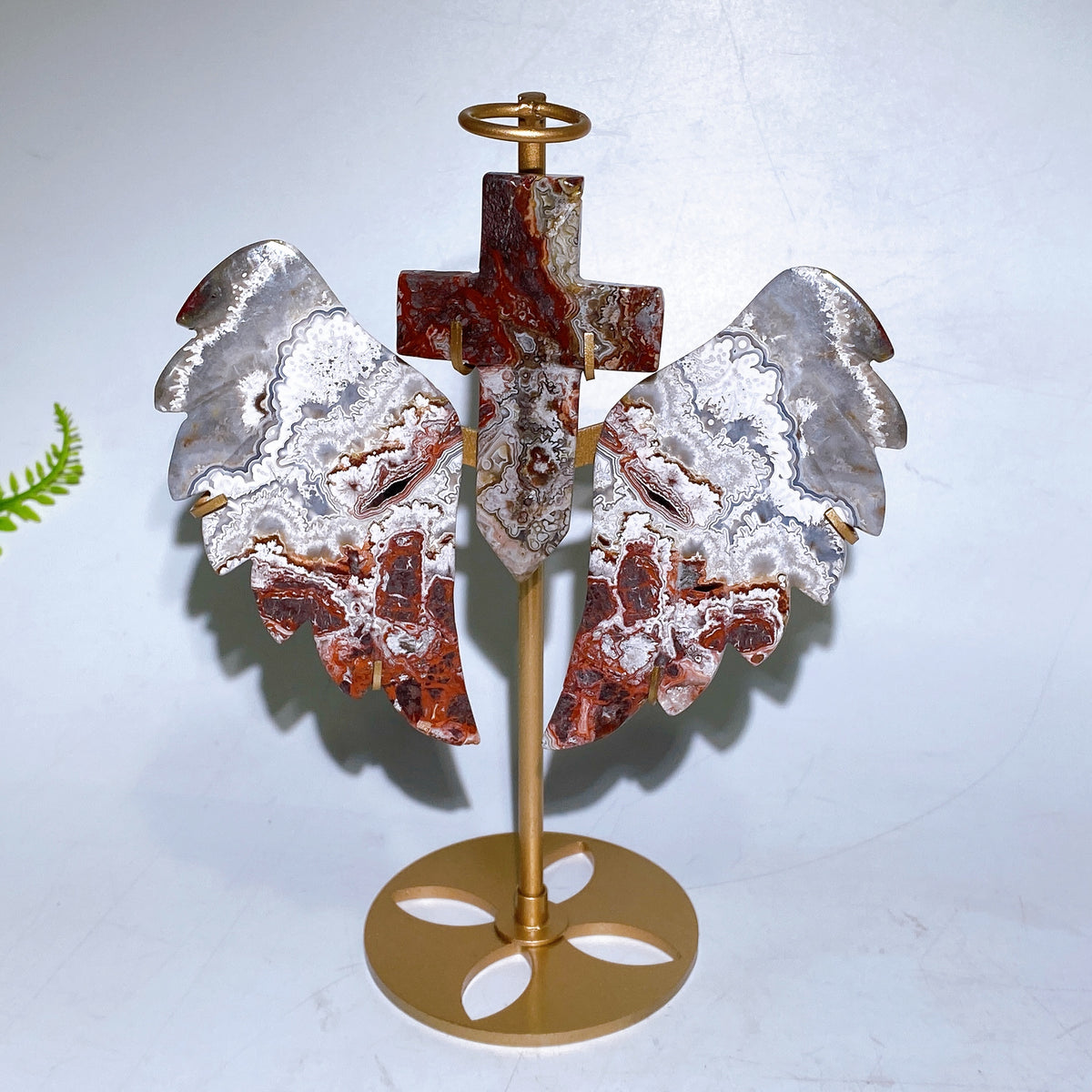 Crystal Wings Sword Carving with Stand Wholesale