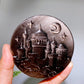 3.1"-3.3" Silver Obsidian Slab Carving Wholesale New Arrival