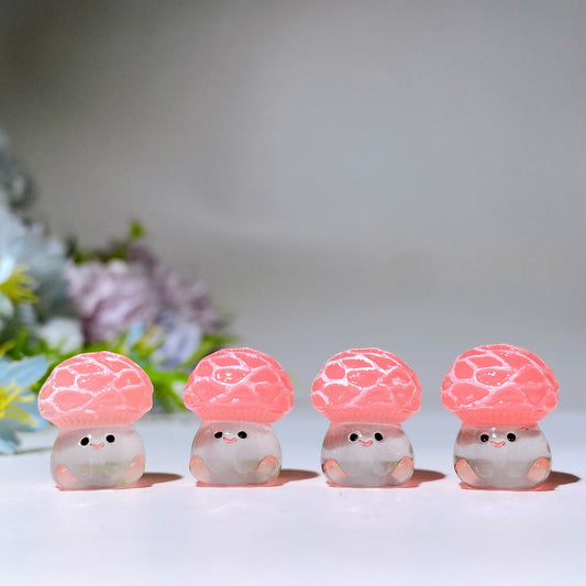 Mini Luminous Mushroom Snowman Spider Cat Crystal Healing Bulk Wholesale