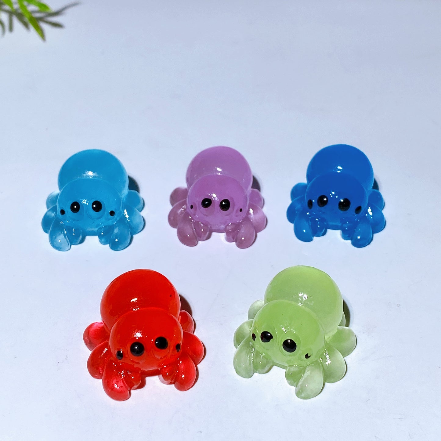 Mini Luminous Mushroom Snowman Spider Cat Crystal Healing Bulk Wholesale