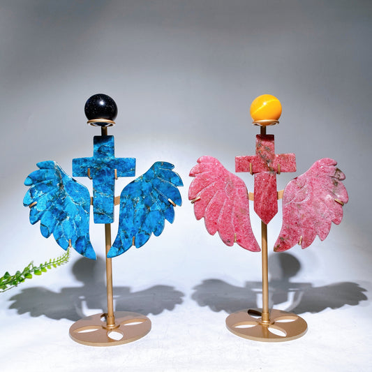 Crystal Wings Sword Carving with Stand Wholesale