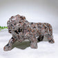 6.2" UV Reactive Yooperlite Lion Carving Wholesale