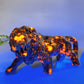 6.2" UV Reactive Yooperlite Lion Carving Wholesale