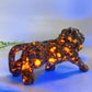 6.2" UV Reactive Yooperlite Lion Carving Wholesale