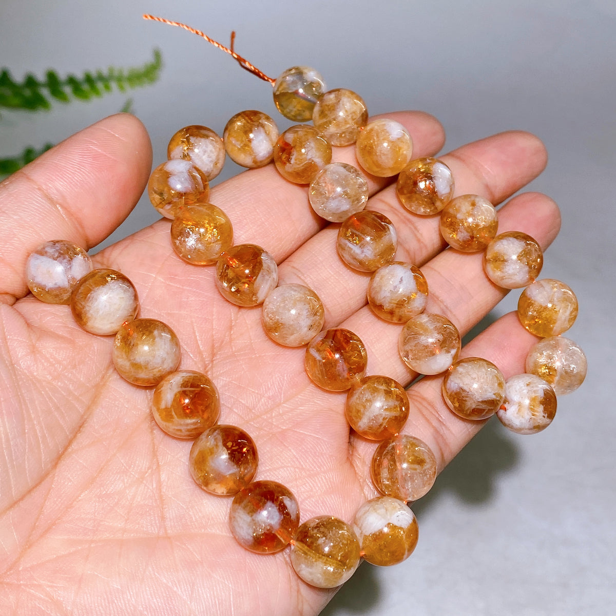 10mm 12mm Citrine Bead Strand Wholesale
