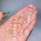2.4" Natural Clear Quartz Turtle Carving Wholesale