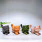 2.3" Natural Crystal Cat Carving Wholesale