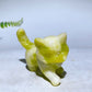 2.3" Natural Crystal Cat Carving Wholesale