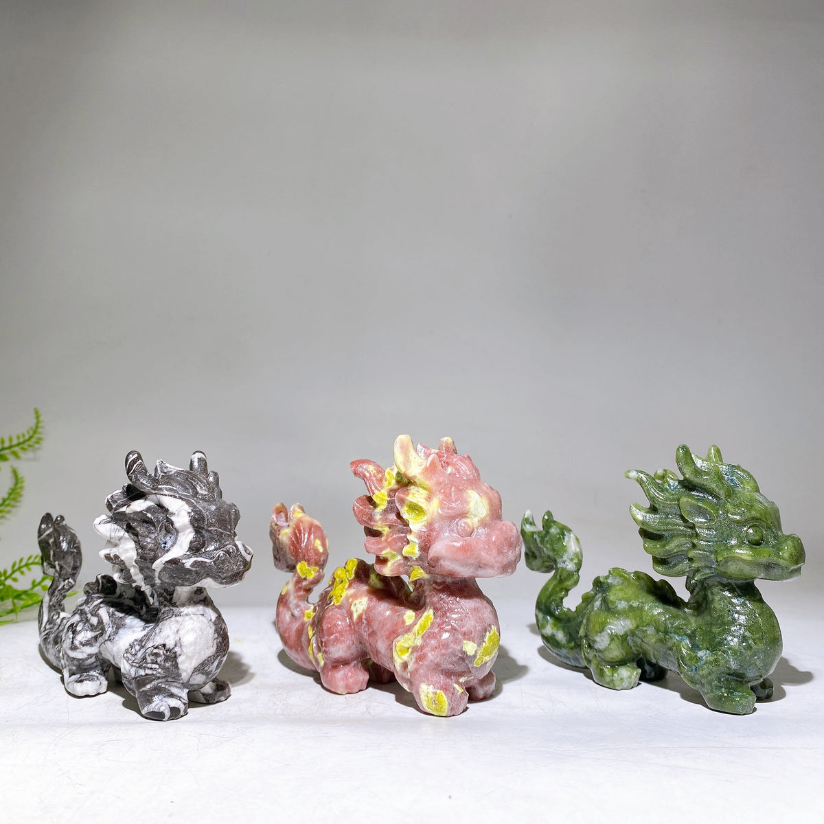 4.2" Natural Crystal Dragon Carving Wholesale New Arrival