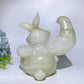 14cm Afghan Jade Bugs bunny Carving Crystal Healing Bulk Wholesale