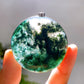 Moss Agate Round Slab Pendant Crystal Healing Bulk Wholesale