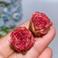 Natural Rose Flower Earring Crystal Healing Bulk Wholesale