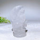 3.2" Natural Crystal Wolf Moon Carving Wholesale