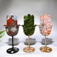 Natural Crystal Chakra Hand Carving with Stand Wholesale