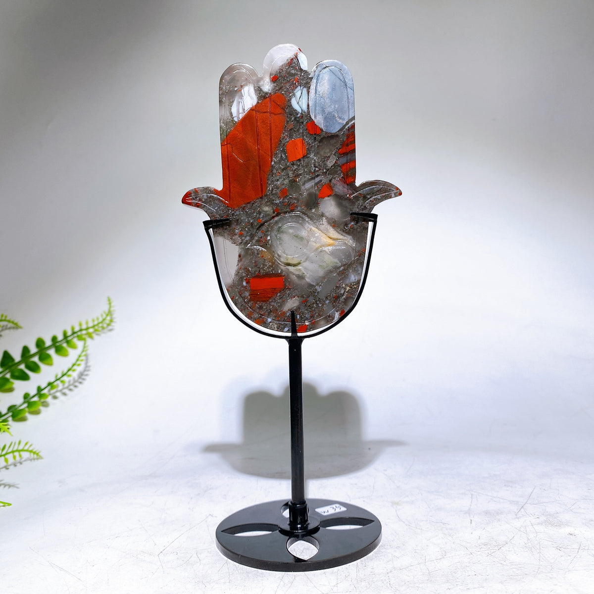 Natural Crystal Chakra Hand Carving with Stand Wholesale