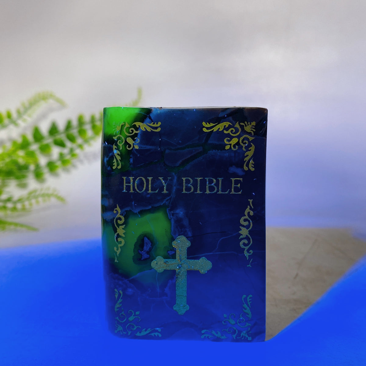 2.8" Natural Crystal Holy Bible Carving Wholesale