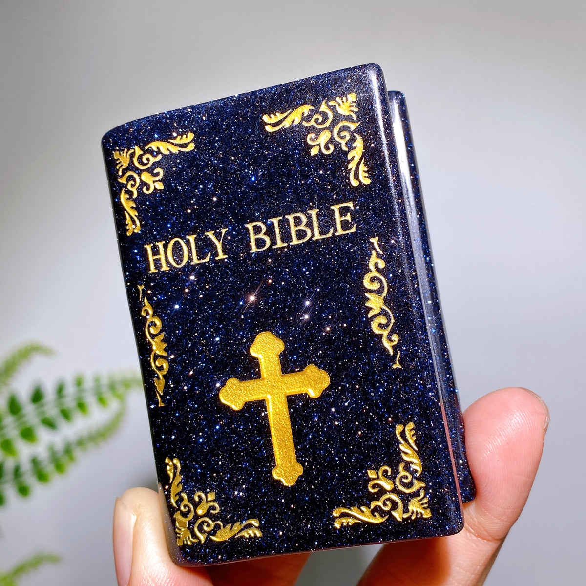 2.8" Natural Crystal Holy Bible Carving Wholesale