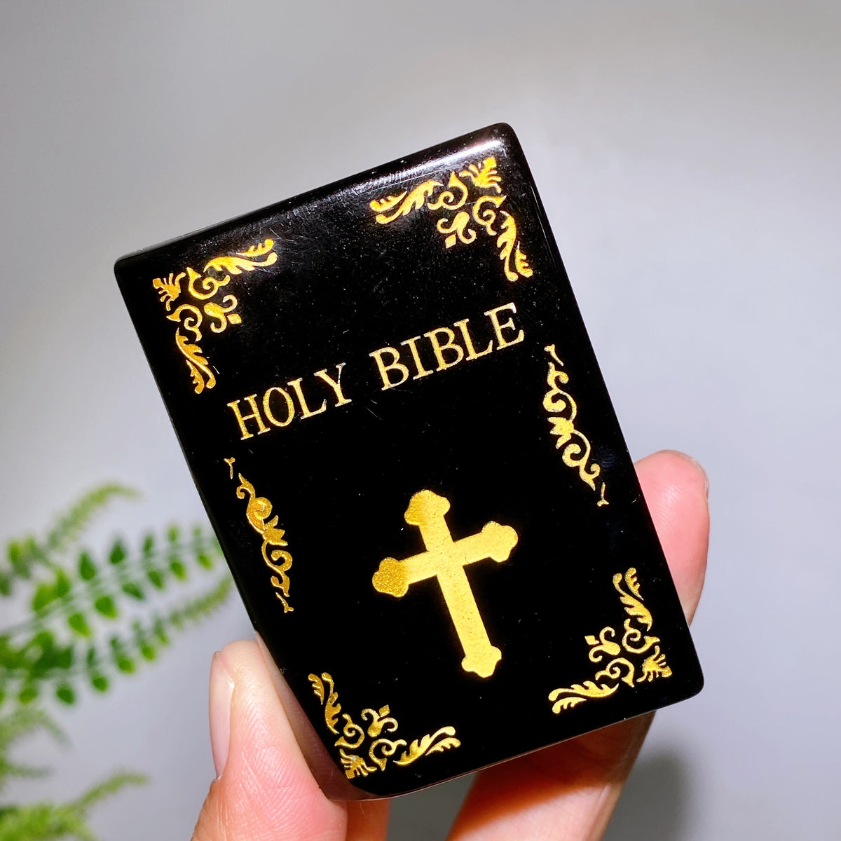 2.8" Natural Crystal Holy Bible Carving Wholesale