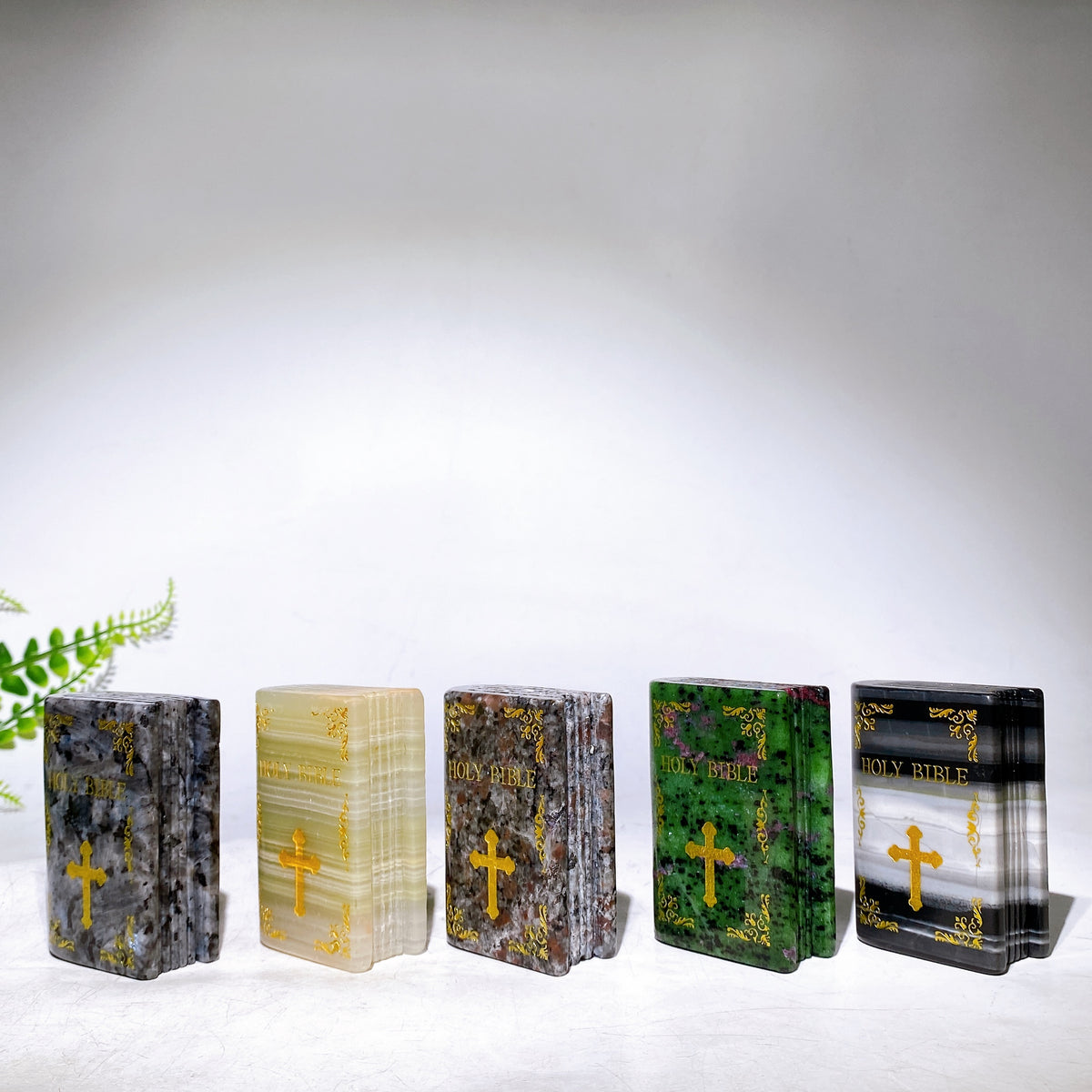 2.8" Natural Crystal Holy Bible Carving Wholesale