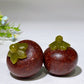 1.8" Strawberry Quartz with Serpentine Mangosteen Fruit Carving Crystal Healing Bulk Wholesale