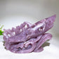 23cm Large Unique Purple Mica Shark Carving Wholesale