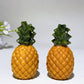 2.4" Yellow Jade Serpentine Pineapple Fruit Carving Crystal Healing Bulk Wholesale