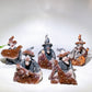 13-18cm Unique Amethyst Cluster Wizard with Broom Carving Wholesale