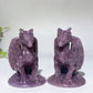 2.7" Lepidolite Dragon Carving Crystal Healing Bulk Wholesale