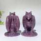 2.7" Lepidolite Dragon Carving Crystal Healing Bulk Wholesale